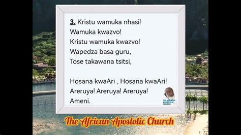 apcas hymn|The African Apostolic Church Hymns .